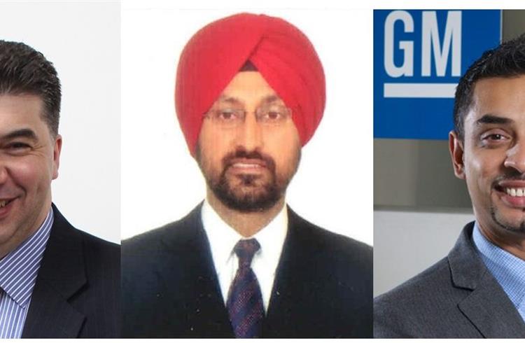(L-R) Kaher Kazem, COO; Hardeep Singh Brar, VP - Sales, and Jack Uppal; VP - Marketing & Customer Experience, GM India.