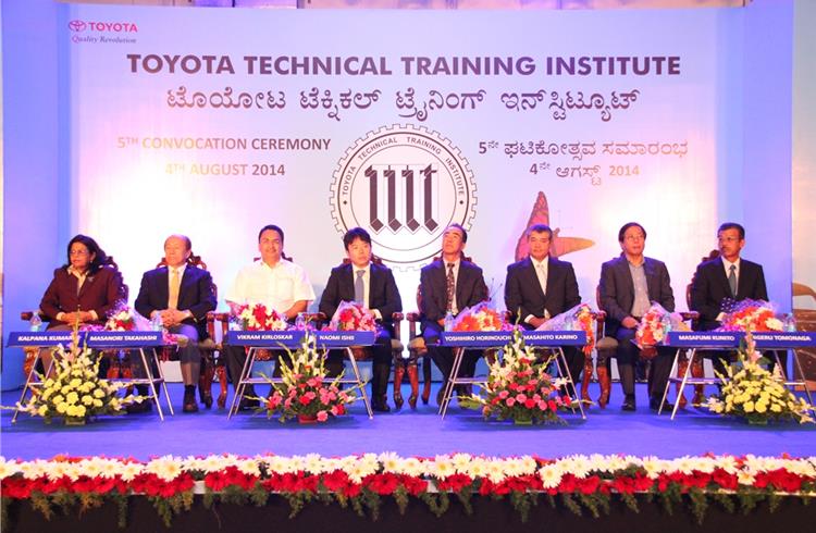 Over 60 students from rural Karnataka graduate from Toyota Technical Training Institute