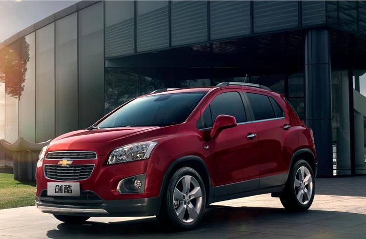 The Chevrolet Trax is seeing good demand in the Chinese market.