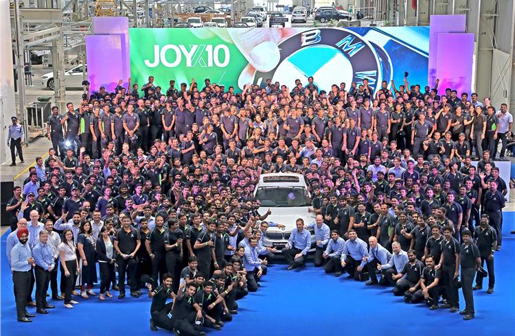 BMW Chennai plant celebrates 10th anniversary
