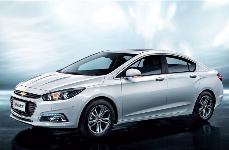 The Chevrolet Cruze sold 19,836 units in April in China.