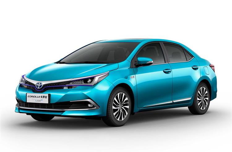 a plug-in hybrid of Corolla will be launched in China