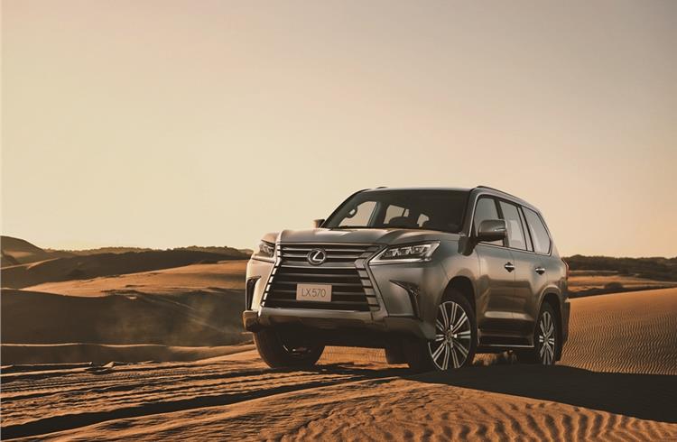 Lexus India launches flagship LX 570 SUV at Rs 2.33 crore