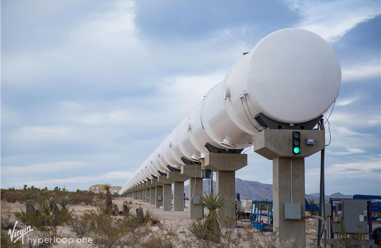 The vacuum tubes for the Hyperloop