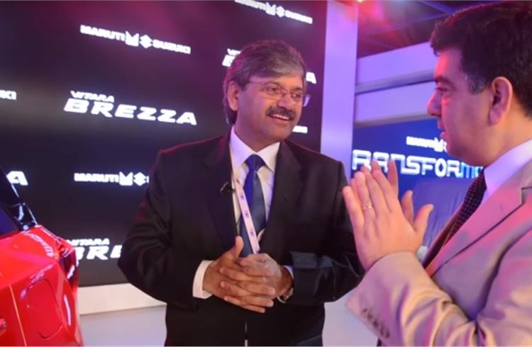 Maruti Vitara Brezza walkaround video with CV Raman, Executive Director of Engineering and R&D