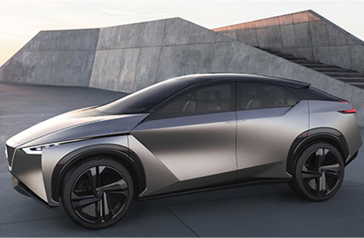 The Nissan IMx KURO electric crossover concept vehicle will make its China debut at Auto China 2018