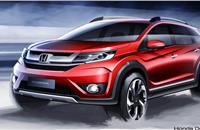 Honda had released the first official sketches of its all-new BR-V Prototype in June.
