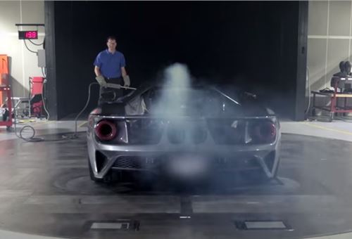 Ford GT wind tunnel test