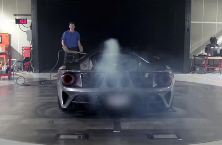 Ford GT wind tunnel test