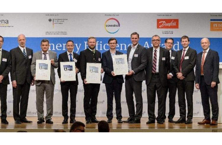 German Energy Agency awarding International Energy Efficiency Award to Bharat Forge Limited, as part of its Initiative EnergieEffizienz.