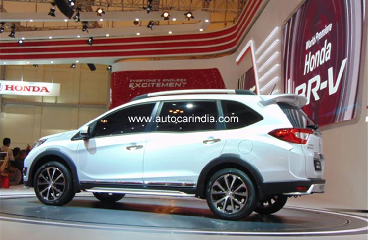 Honda BR-V revealed at Indonesia Auto Show