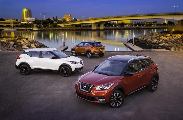 Nissan's global crossover and SUV sales up 12% in 2017 to over 2m units