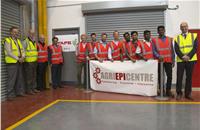 TAFE and Harper Adams University teams at the Agri-EPI Centre, Newport, UK