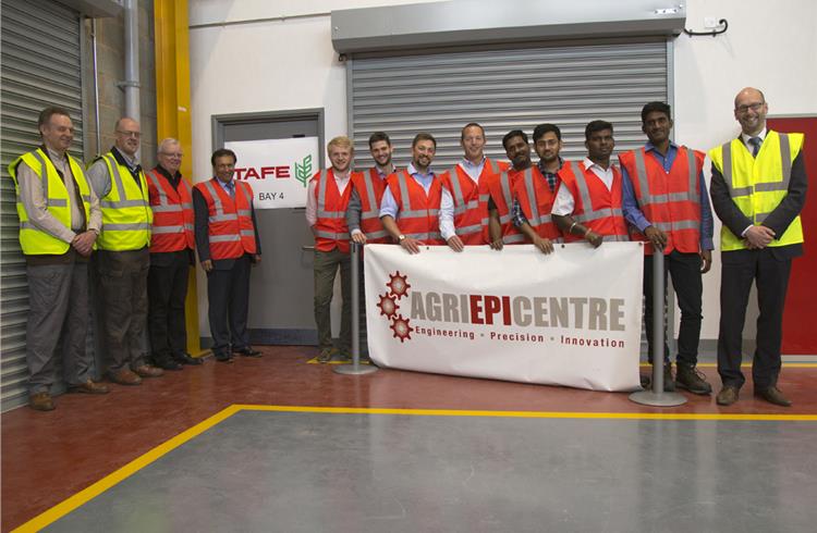 TAFE and Harper Adams University teams at the Agri-EPI Centre, Newport, UK