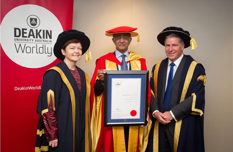Baba Kalyani awarded ‘Doctor of Science’ by Deakin University