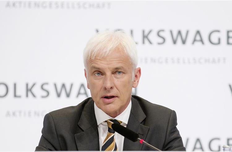 Matthias Muller announced as new VW Group CEO