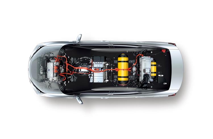 The Toyota Fuel Cell System (TFCV). The Mirai is culmination of 2 decades of research at Toyota.