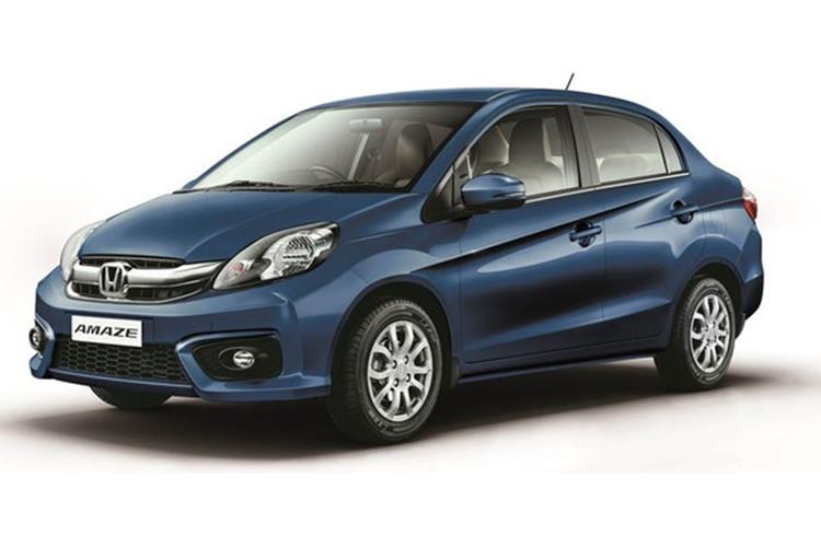 Honda Cars India launched the face-lifted Amaze on March 3, 2016. Since April 2013, a total of 196,000 units have been sold in India.