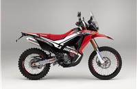 The CRF250 Rally will have its world premiere at the Osaka Show. This adventure model is based on the CRF250L with styling inspired by the CRF450 Rally.