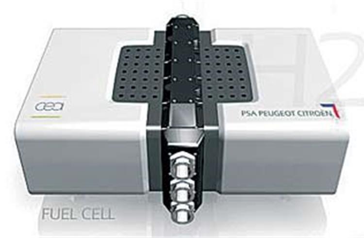 Peugeot Citroen unveils smallest fuel cell