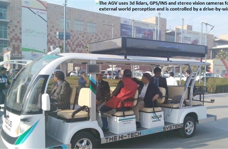 Made-In-India Automated Guided Vehicle makes news at Auto Expo