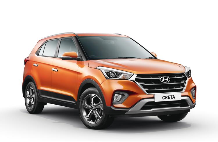 Hyundai launches refreshed Creta SUV at Rs 944,000