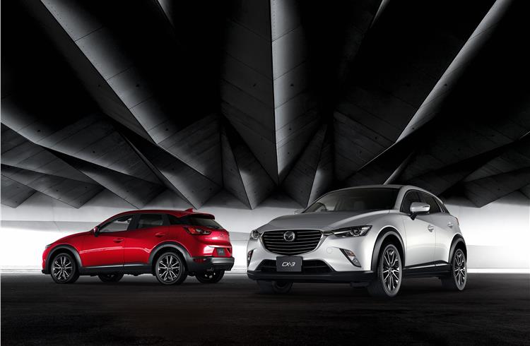CX-3 crossover SUV fifth model in Mazda’s line-up to feature full suite of SKYACTIV technology.