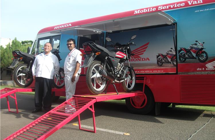 HMSI launches mobile service van to tap rural markets