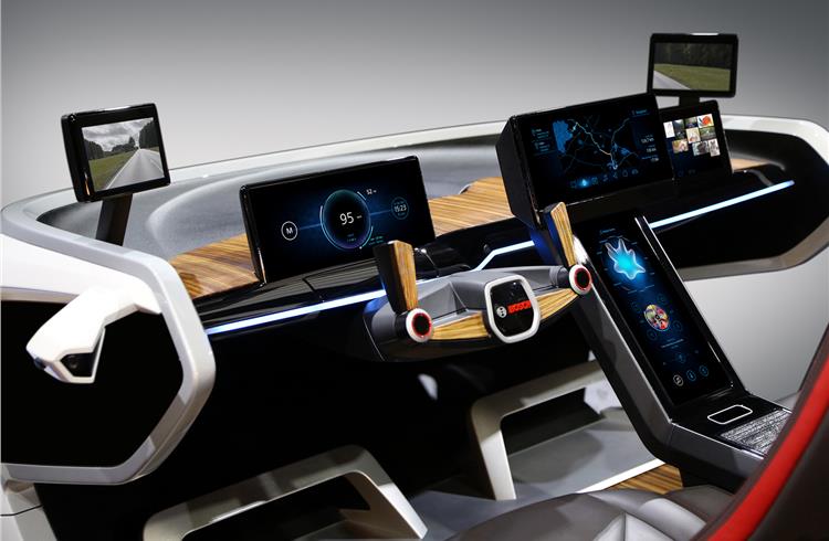 The Bosch technology show car.