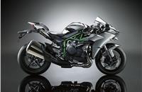 Tech-laden Kawasaki Ninja H2 is a supercharged street legal bike that delivers over 197bhp. Priced at Rs 29 lakh.