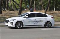 Hyundai has been testing autonomous technology in hybrid versions of the Ioniq