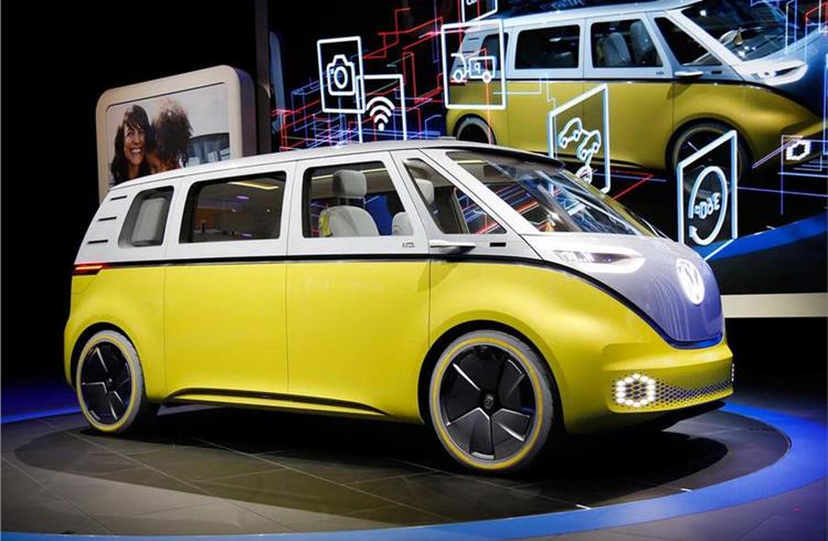 The Microbus-inspired Volkswagen ID Buzz will go into production in 2022.