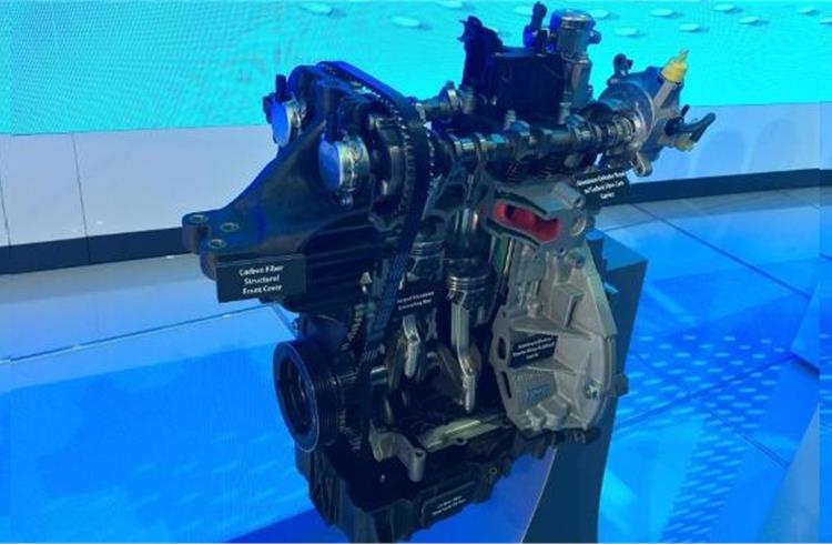 Ford unveils lightweight EcoBoost engine concept