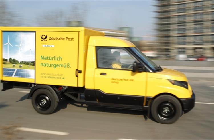 DHL to sell its own electric delivery vans