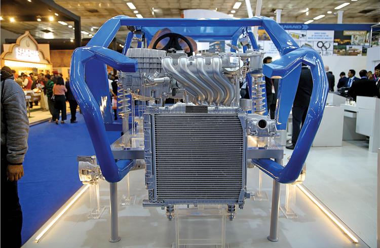 In line with its 'Being Future Ready' theme, the Anand Group showcased its expansive range of engine cooling systems, DPF technology for cleaner emissions in diesel powertrains, as well as a host of s