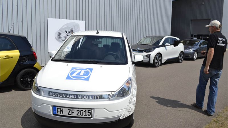 Smart Parking Assist in ZF's 'Smart Urban Vehicle (SUV)