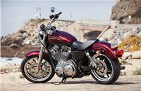 Harley SuperLow, powered by twin-cylinder 883cc engine, is priced at Rs 632,000 (ex-showroom, Delhi).