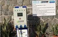 The charging station installed at the UN office in the Lodhi Estate