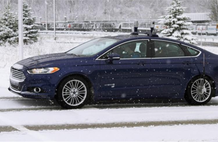 Ford’s Industry first autonomous vehicle tests in snow