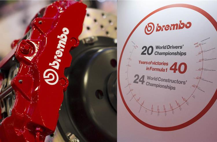 Brembo celebrates 40 years in Formula 1