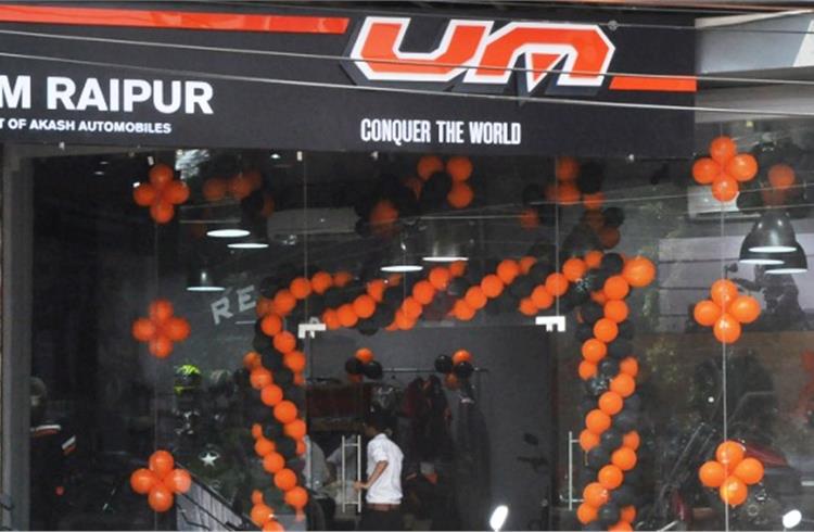 UM Motorcycles rides into Chhattisgarh, opens its first dealership in Raipur