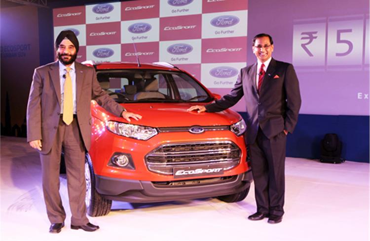 Ford EcoSport makes aggressive debut: Rs 5.59 lakh, ex-Delhi