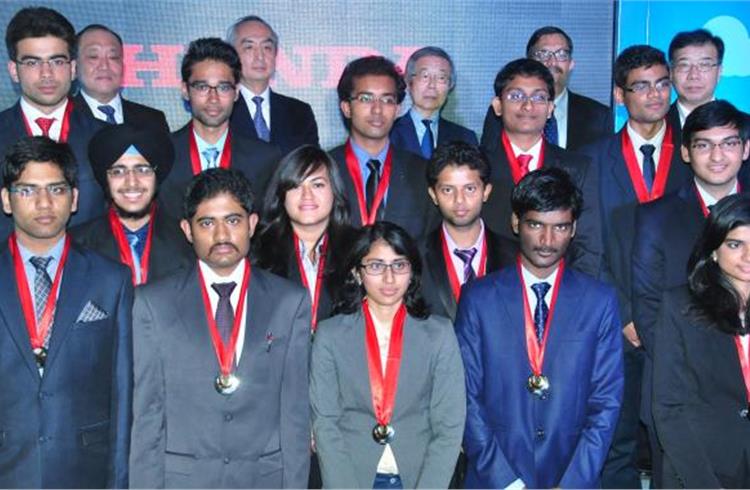 Honda gives scholarships to 14 aspiring engineers and scientists in India