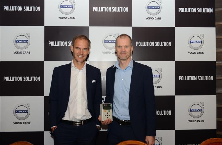 L-R: Tom Von Bonsdroff, managing director, Volvo Auto India and Andreas Andersson, Attribute Leader Environmental Impact, Volvo Cars.