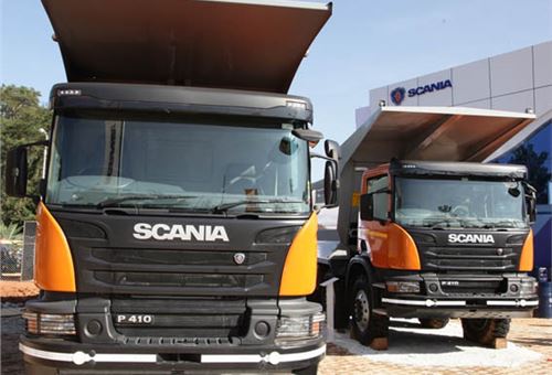 Scania sees boom in mining, launches tipper with SSAB body at Excon