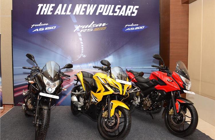 Bajaj Auto’s Pulsar brand, including the 3 new Pulsars, sold 50,270 units last month.