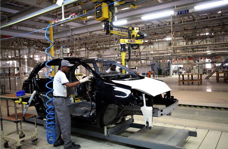 Nissan Motor India's plant at Oragadam in Tamil Nadu has a production capacity of 480,000 units per annum.