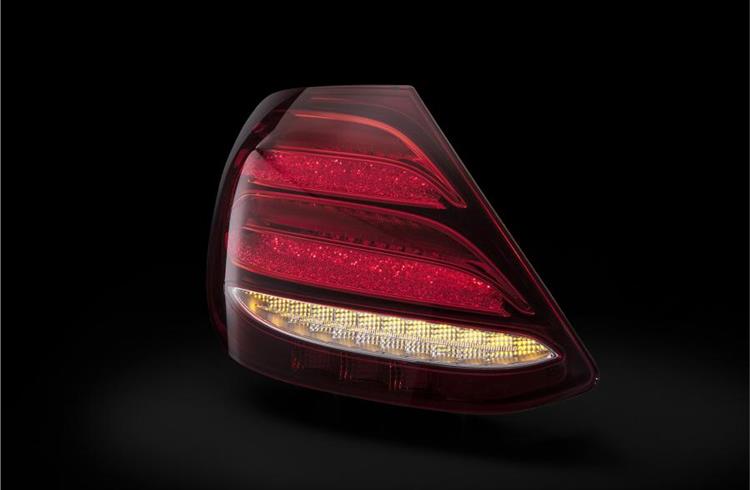 E-Class tail-lights get variable-intensity brake and indicator units, which help to prevent dazzling the driver behind