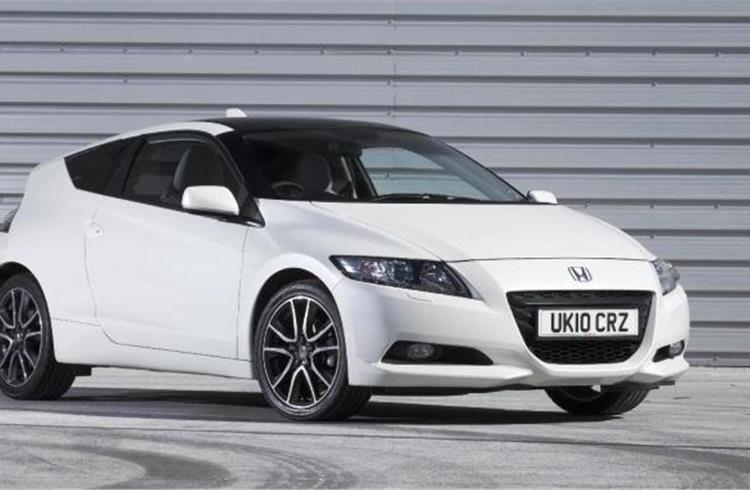 The Honda CR-Z was a Honda hybrid model that ceased production last year.