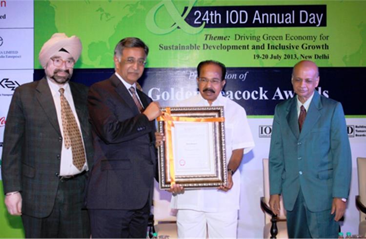 Baba Kalyani conferred IOD Distinguished Fellowship Award 2013